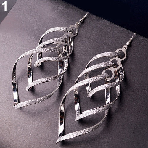 Women's Vintage Alloy Big Cross Drop Dangle Eardrop Earrings