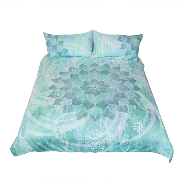 BeddingOutlet  Bedding Set  Creative Original Floral Lotus Boho Mandala Bed Set Twin Full Queen King